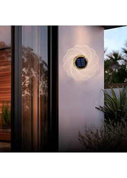 Garden Hero Solarna lampa ścienna LED - Ø 18,4 cm ze sklepu Limango Polska w kategorii Dekoracje i akcesoria ogrodowe - zdjęcie 183693545