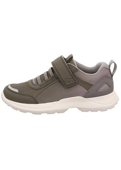 superfit Skórzane sneakersy &quot;Rush&quot; w kolorze szaro-oliwkowym ze sklepu Limango Polska w kategorii Buty sportowe dziecięce - zdjęcie 183693966