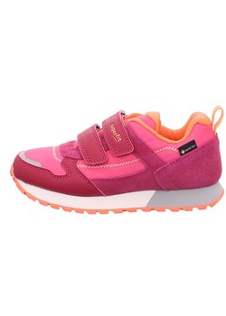 superfit Skórzane sneakersy &quot;Dash&quot; w kolorze różowo-pomarańczowo-czerwonym ze sklepu Limango Polska w kategorii Buty sportowe dziecięce - zdjęcie 183694428