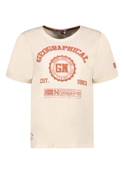 Geographical Norway Koszulka w kolorze beżowym ze sklepu Limango Polska w kategorii Bluzki damskie - zdjęcie 183694557