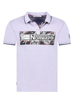 Geographical Norway Koszulka polo w kolorze fioletowym ze sklepu Limango Polska w kategorii Bluzki damskie - zdjęcie 183694575