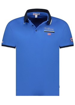Geographical Norway Koszulka polo &quot;Kara&quot; w kolorze niebieskim ze sklepu Limango Polska w kategorii T-shirty męskie - zdjęcie 183694606