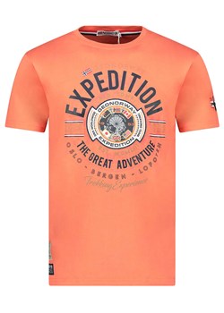 Geographical Norway Koszulka &quot;Jaldemar&quot; w kolorze pomarańczowym ze sklepu Limango Polska w kategorii T-shirty męskie - zdjęcie 183694637