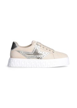 Liu Jo Skórzane sneakersy w kolorze beżowym ze sklepu Limango Polska w kategorii Buty sportowe damskie - zdjęcie 183694666