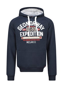 Geographical Norway Bluza &quot;Germanito&quot; w kolorze granatowym ze sklepu Limango Polska w kategorii Bluzy męskie - zdjęcie 183694936