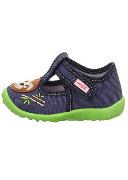 superfit Kapcie &quot;Spotty&quot; w kolorze granatowo-zielonym ze sklepu Limango Polska w kategorii Kapcie dziecięce - zdjęcie 183695496
