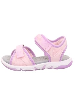 superfit Skórzane sandały &quot;Pebbles&quot; w kolorze jasnoróżowo-fioletowym ze sklepu Limango Polska w kategorii Sandały dziecięce - zdjęcie 183695528