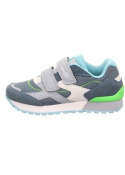 superfit Skórzane sneakersy &quot;Dash&quot; w kolorze granatowo-błękitno-białym ze sklepu Limango Polska w kategorii Buty sportowe dziecięce - zdjęcie 183695536