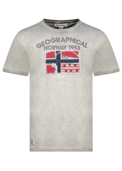 Geographical Norway Koszulka &quot;Jotz&quot; w kolorze szarym ze sklepu Limango Polska w kategorii T-shirty męskie - zdjęcie 183695737
