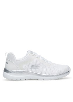 Sneakersy Skechers BOUNTIFUL 12607 WSL Biały ze sklepu eobuwie.pl w kategorii Buty sportowe damskie - zdjęcie 183695768