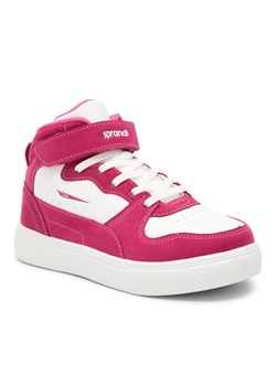 Sneakersy Sprandi MISTY HIGH CP70-23553 Różowy ze sklepu eobuwie.pl w kategorii Buty zimowe dziecięce - zdjęcie 183695819
