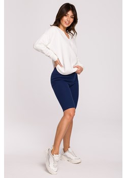 Legginsy typu kolarki - atramentowe ze sklepu Cudmoda w kategorii Szorty - zdjęcie 183696596