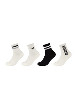 4 pack Męskie Skarpety MUSTANG black MU32019 – 9999 ze sklepu YouNeedit.pl w kategorii Skarpetki męskie - zdjęcie 183696865