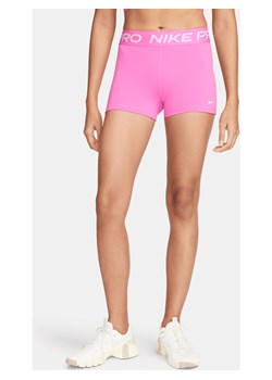 Spodenki damskie Nike Pro 8 cm - Czerwony ze sklepu Nike poland w kategorii Szorty - zdjęcie 183699036