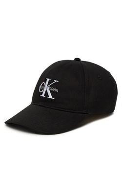 Czapka z daszkiem Calvin Klein Jeans Monologo LV04K5026G Czarny ze sklepu eobuwie.pl w kategorii Czapki z daszkiem damskie - zdjęcie 183699256