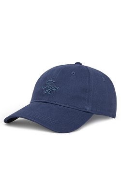 Czapka z daszkiem Tommy Hilfiger Embroidered Cap AW0AW17489 Granatowy ze sklepu eobuwie.pl w kategorii Czapki z daszkiem damskie - zdjęcie 183699259