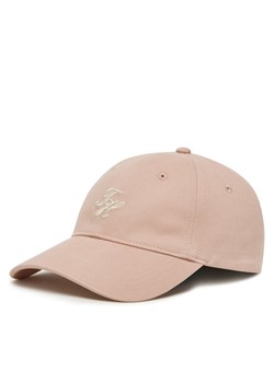 Czapka z daszkiem Tommy Hilfiger Embroidered Cap AW0AW17490 Różowy ze sklepu eobuwie.pl w kategorii Czapki z daszkiem damskie - zdjęcie 183699268