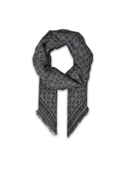 Chusta Calvin Klein Aop Monogram Jacquard LV04F8054G Czarny ze sklepu eobuwie.pl w kategorii Szaliki i chusty damskie - zdjęcie 183699316