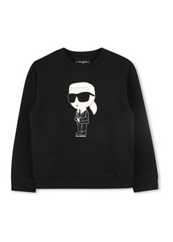 Karl Lagerfeld Kids Bluza Z30431 S Czarny Regular Fit ze sklepu MODIVO w kategorii Bluzy chłopięce - zdjęcie 183701077