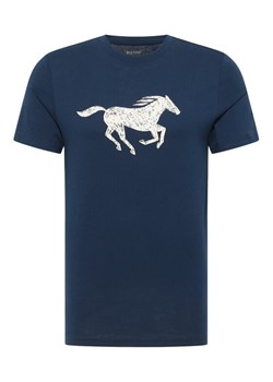 Mustang T-Shirt Austin 1016483 Granatowy Regular Fit ze sklepu MODIVO w kategorii T-shirty męskie - zdjęcie 183701096