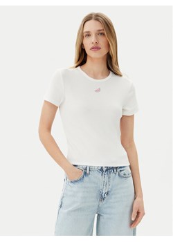 ONLY T-Shirt Daniella 15350554 Biały Slim Fit ze sklepu MODIVO w kategorii Bluzki damskie - zdjęcie 183701145