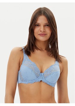 Hunkemöller Biustonosz z fiszbiną Diva 301189 Błękitny ze sklepu MODIVO w kategorii Biustonosze - zdjęcie 183701315