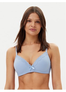 Hunkemöller Biustonosz bezfiszbinowy Lola 301081 Błękitny ze sklepu MODIVO w kategorii Biustonosze - zdjęcie 183701325