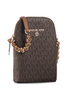 MICHAEL Michael Kors Torebka Jet Set Charm 32T0GT9C1B Brązowy ze sklepu MODIVO w kategorii Listonoszki - zdjęcie 183701326