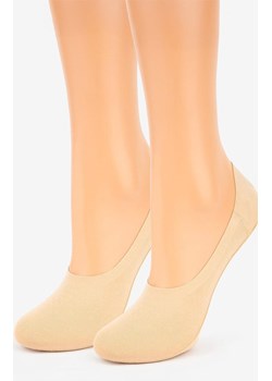 Marilyn 2-pack stopki damskie z silikonem beżowe Discreet, Kolor beżowy, Rozmiar 35-38, Marilyn ze sklepu Primodo w kategorii Skarpetki damskie - zdjęcie 183703587