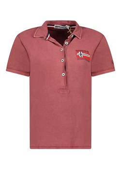 Geographical Norway Koszulka polo w kolorze czerwonym ze sklepu Limango Polska w kategorii Bluzki damskie - zdjęcie 183704115