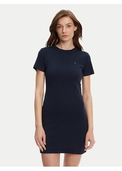 Tommy Hilfiger Sukienka codzienna New Cody WW0WW42721 Granatowy Slim Fit ze sklepu MODIVO w kategorii Sukienki - zdjęcie 183706228