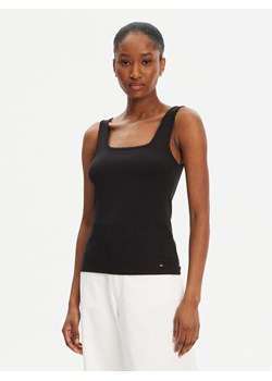 Tommy Hilfiger Top WW0WW45444 Czarny Slim Fit ze sklepu MODIVO w kategorii Bluzki damskie - zdjęcie 183706229