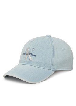 Calvin Klein Jeans Czapka z daszkiem Monologo LV04G5007G Niebieski ze sklepu MODIVO w kategorii Czapki z daszkiem męskie - zdjęcie 183706269