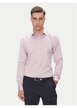 Calvin Klein Koszula LV019EU035 Różowy Slim Fit ze sklepu MODIVO w kategorii Koszule męskie - zdjęcie 183706276