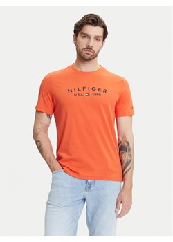 Tommy Hilfiger T-Shirt Fathers Day MW0MW39356 Pomarańczowy Regular Fit ze sklepu MODIVO w kategorii T-shirty męskie - zdjęcie 183706288