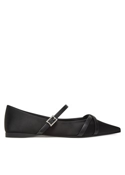 Max Mara Półbuty Satinflat 2514521272600 Czarny ze sklepu MODIVO w kategorii Balerinki - zdjęcie 183706309
