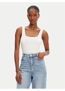 Tommy Hilfiger Top WW0WW45444 Biały Slim Fit ze sklepu MODIVO w kategorii Bluzki damskie - zdjęcie 183706398