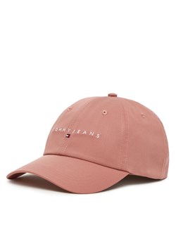 Tommy Jeans Czapka z daszkiem Linear Logo 6 Panel AW0AW16868 Różowy ze sklepu MODIVO w kategorii Czapki z daszkiem damskie - zdjęcie 183706428