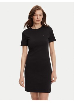 Tommy Hilfiger Sukienka codzienna New Cody WW0WW42721 Czarny Slim Fit ze sklepu MODIVO w kategorii Sukienki - zdjęcie 183706455