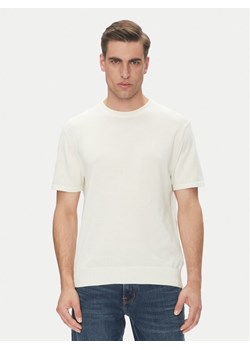 Calvin Klein T-Shirt Supima LV04LC333G Écru Regular Fit ze sklepu MODIVO w kategorii T-shirty męskie - zdjęcie 183706495