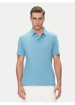 Calvin Klein Polo Supima LV04LB276G Niebieski Regular Fit ze sklepu MODIVO w kategorii T-shirty męskie - zdjęcie 183706499
