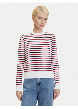 Tommy Jeans Sweter Essential DW0DW20159 Kolorowy Regular Fit ze sklepu MODIVO w kategorii Swetry damskie - zdjęcie 183706547