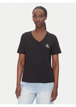 Calvin Klein Jeans Komplet 2 t-shirtów LV047C906G Czarny Regular Fit ze sklepu MODIVO w kategorii Bluzki damskie - zdjęcie 183706548