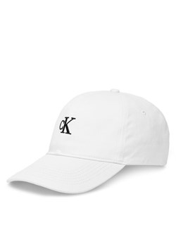 Calvin Klein Jeans Czapka z daszkiem Small Monogram LV04K5024G Biały ze sklepu MODIVO w kategorii Czapki z daszkiem męskie - zdjęcie 183706555