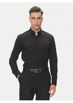Calvin Klein Koszula Essential LV019EU030 Czarny Slim Fit ze sklepu MODIVO w kategorii Koszule męskie - zdjęcie 183706557