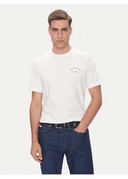 Tommy Hilfiger T-Shirt Hotel MW0MW39352 Biały Regular Fit ze sklepu MODIVO w kategorii T-shirty męskie - zdjęcie 183706598