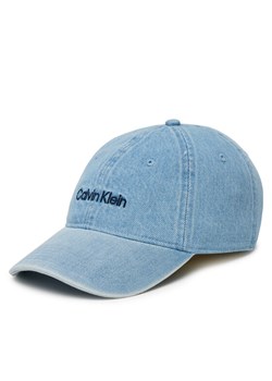 Calvin Klein Czapka z daszkiem Small Monogram LV04K5065G Niebieski ze sklepu MODIVO w kategorii Czapki z daszkiem damskie - zdjęcie 183706616