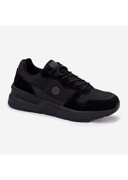 EVento Buty Sportowe Sneakersy Męskie Na Platformie Czarne Hanirin ze sklepu ButyModne.pl w kategorii Buty sportowe męskie - zdjęcie 183708445