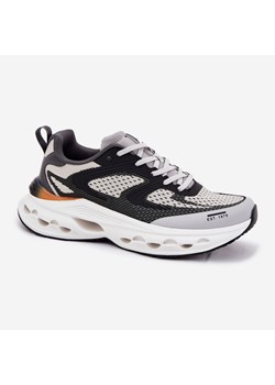 Buty Sportowe Męskie Na Platformie Big Star RR174023 Hi-Poly System Szare ze sklepu ButyModne.pl w kategorii Buty sportowe męskie - zdjęcie 183708457