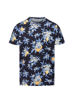 Nils Sundström Koszulka męska Mężczyźni Bawełna granatowy wzorzysty ze sklepu vangraaf w kategorii T-shirty męskie - zdjęcie 183709405